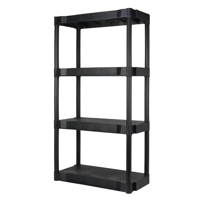 Hyper Tough 4 Shelf Plastic Garage Shelves 1