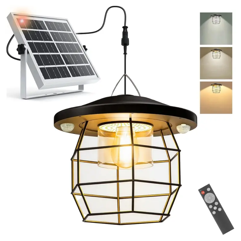 Icofru Motion Sensor Solar Shed Light W/ 5 Lighting Modes 1