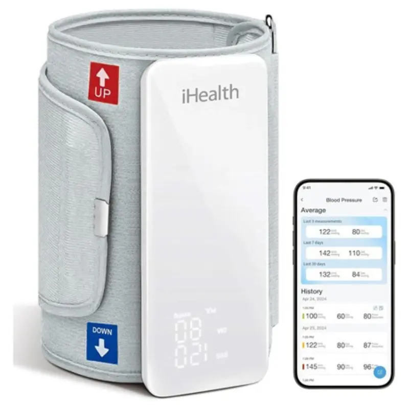 Ihealth Neo Bluetooth Upper Arm Cuff Blood Pressure Monitor 1