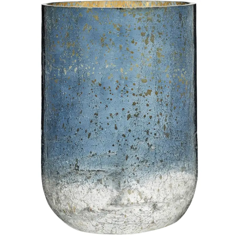 Illume Noble Holiday North Sky Large Crackle Glass Candle 1