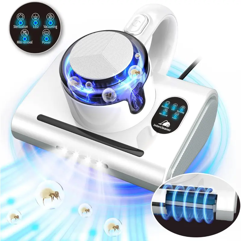 Intercleaner 13Kpa Mattress Vacuum Cleaner With Uv-C Light 1