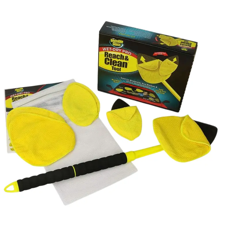 Invisible Glass Wet-Dry Pro Extendable Reach & Clean Tool 1