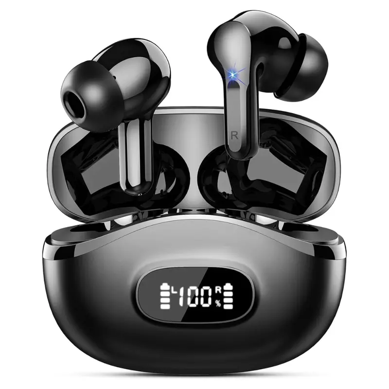 Ip7 Waterproof Bluetooth 5.4 Hifi Stereo Ear Buds W/ 4 Mics 1