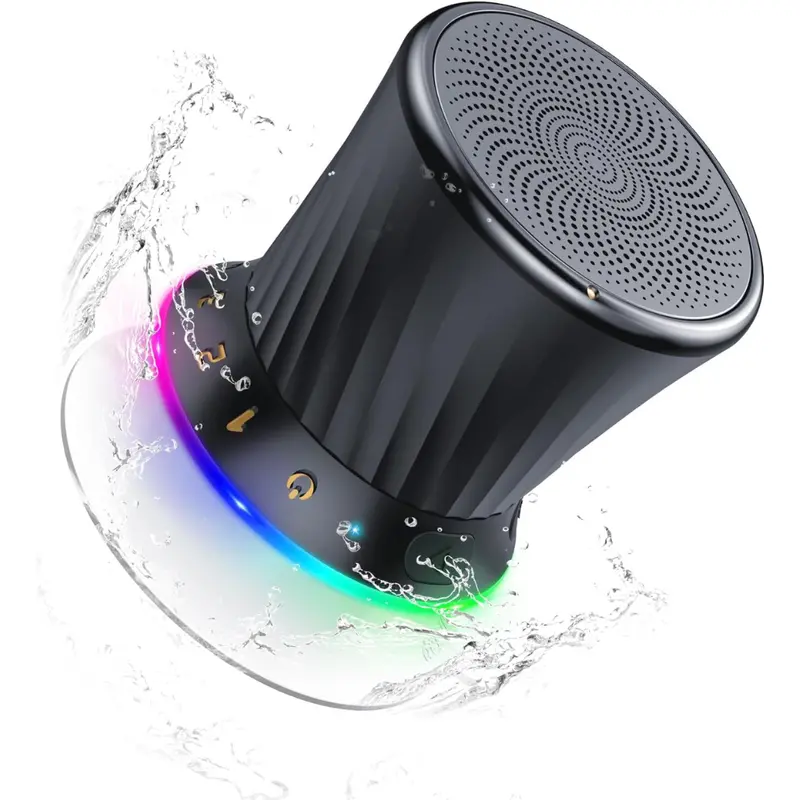 Ipx5 Portable Bluetooth Speaker With Mic & 8H Playtime 1