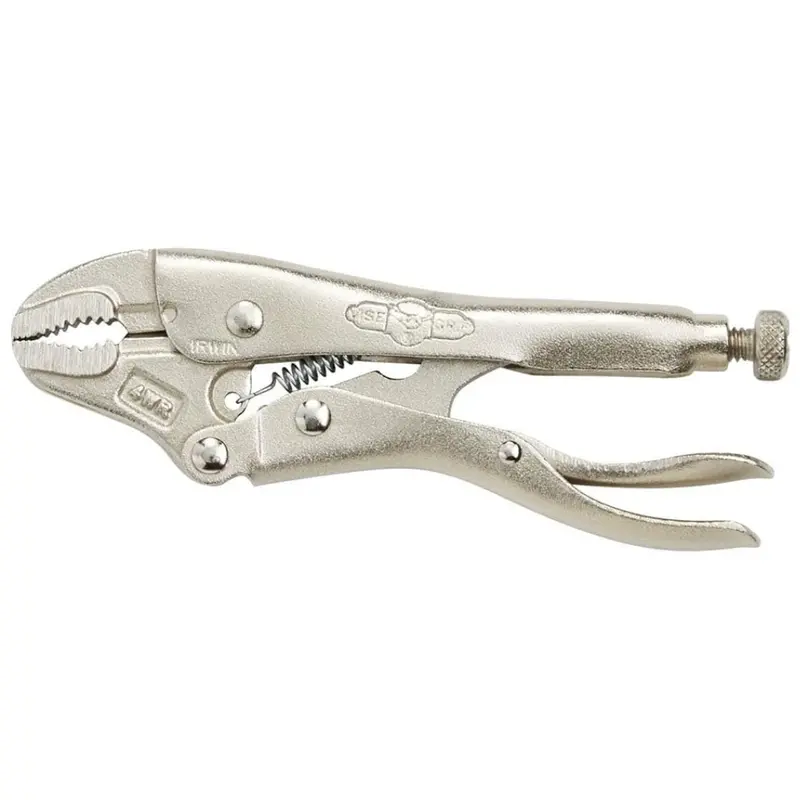 Irwin 4" Vise-Grip Curved Jaw Locking Pliers With Wire Cutter 1