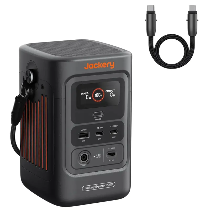 Jackery Explorer 240D 256Wh 200W Dc Usb Portable Power Bank 1