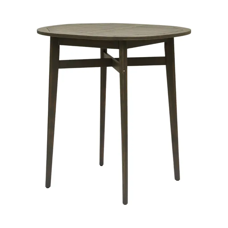 Jaxson Outdoor 39" Bar Height Acacia Wood Patio Table 1