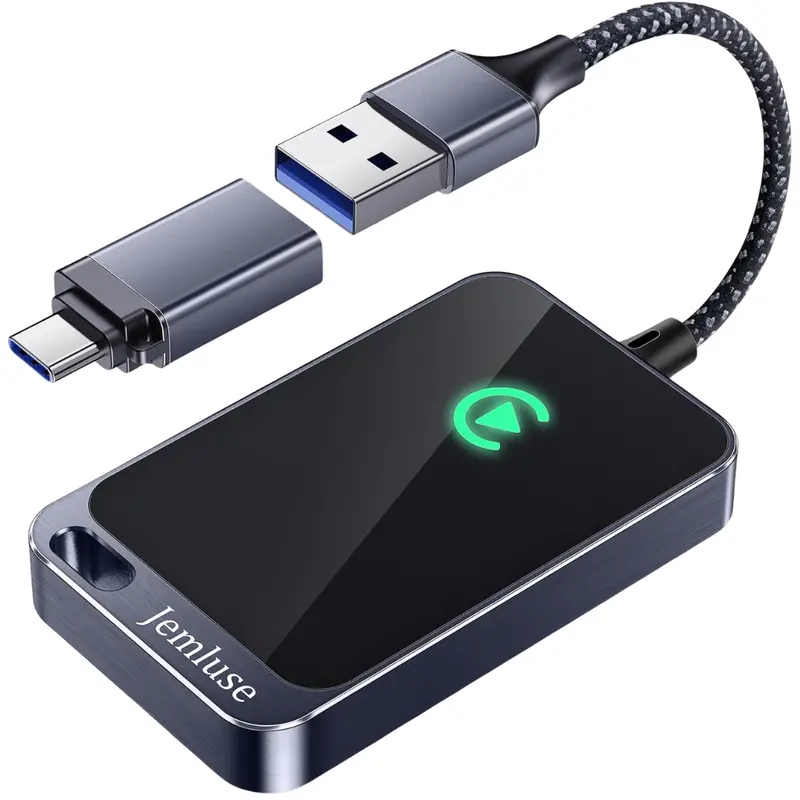 Jemluse Ctt168-1 Wireless Carplay Adapter For Iphone With No Latency 1