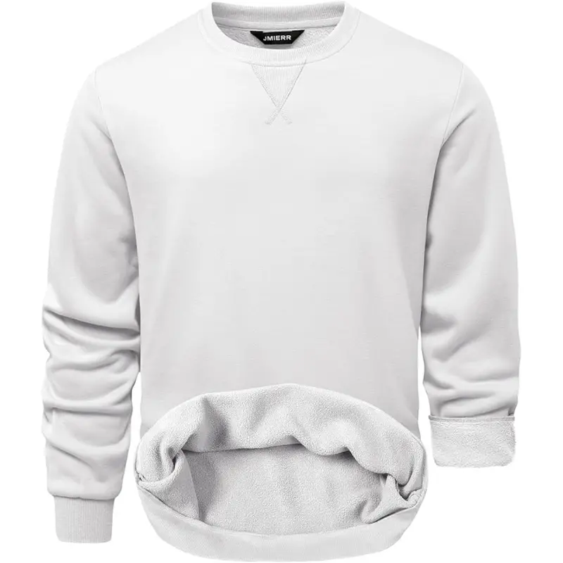 Jmierr Men's Fleece Long Sleeve Crewneck Sweatshirts (Various Colors) 1