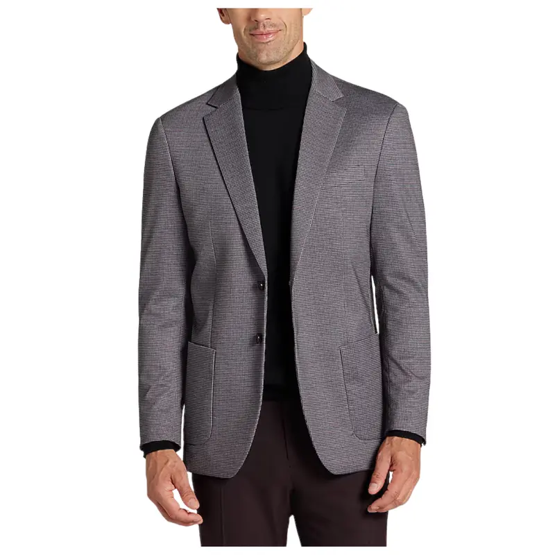 Jos. A. Bank Comfort Stretch Tailored Fit Houndstooth Knit Sportcoat 1