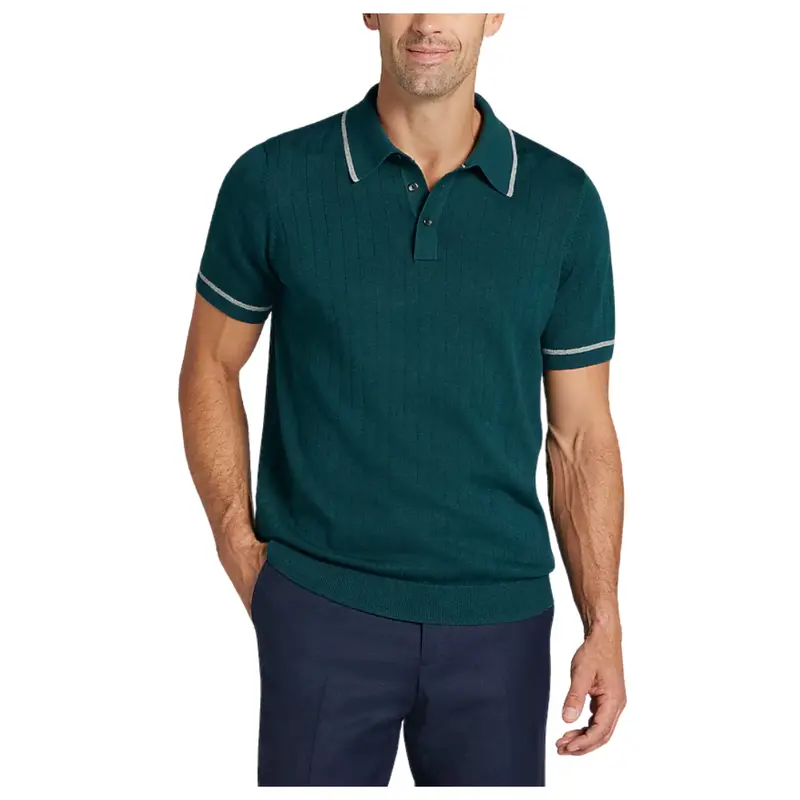 Jos. A. Bank Tailored Fit Drop Needle Polo 1