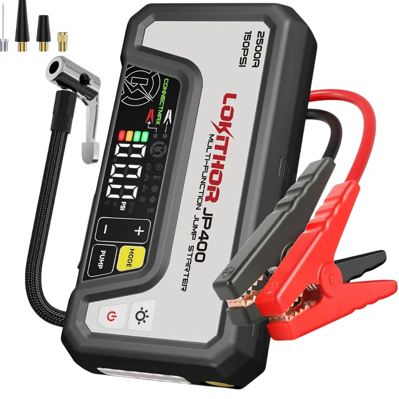 Jp400 Jump Starter With Air Compressor 1