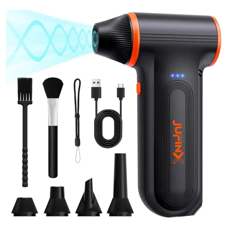 Jufinx 150K Rpm Electric Compressed Air Duster W/ 3-Speed 1