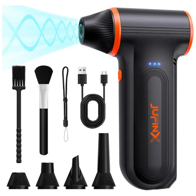 Jufinx 150K Rpm Electric Compressed Air Duster W/ 3-Speed 1