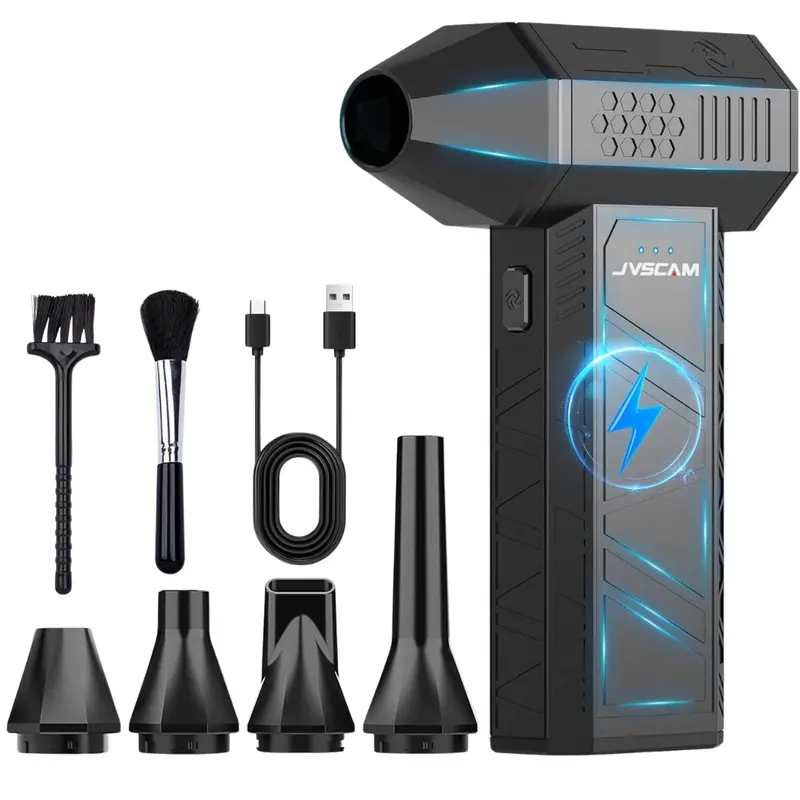 Jvscam 3-Speed Cordless Rechargeable Air Duster & Blower 1