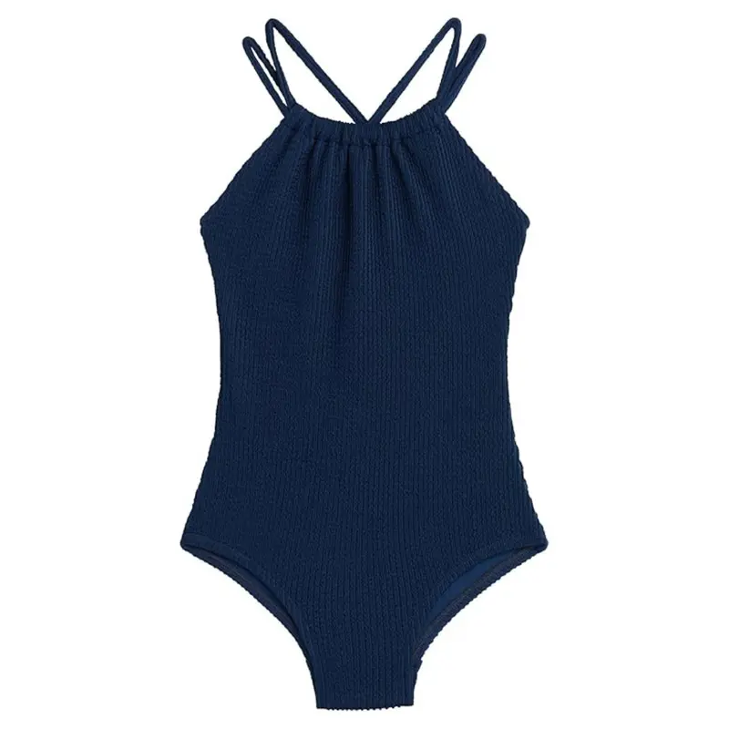Kanu Surf Girls Jasmine Beach Sport Halter One Piece Swimsuit 1