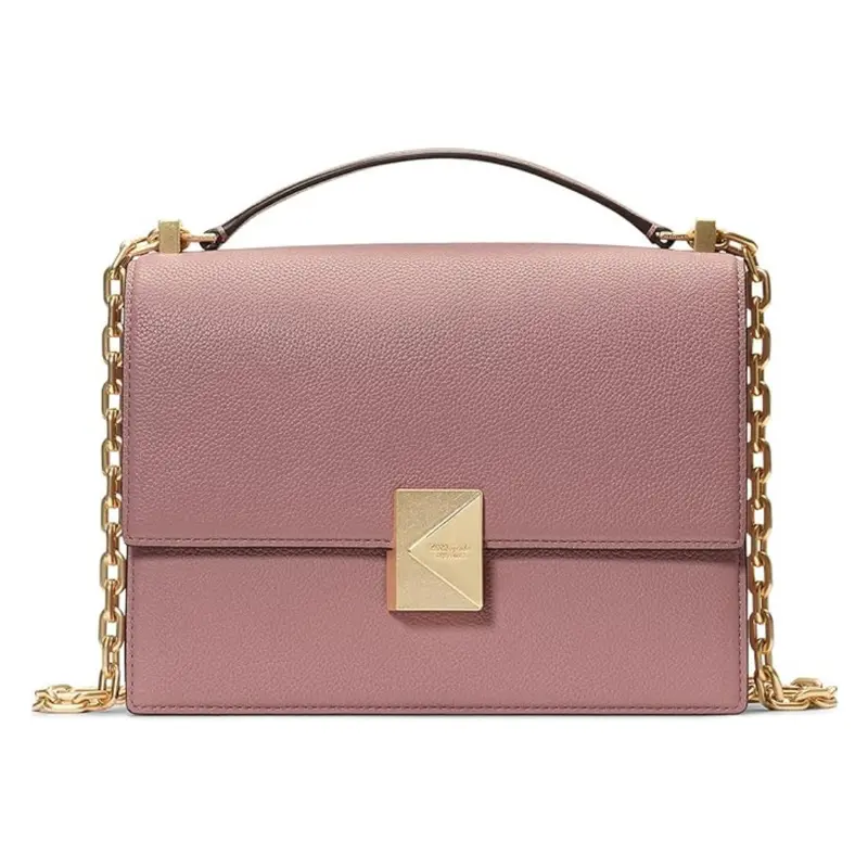 Kate Spade New York Deco Pebbled Leather Chain Shoulder Bag 1