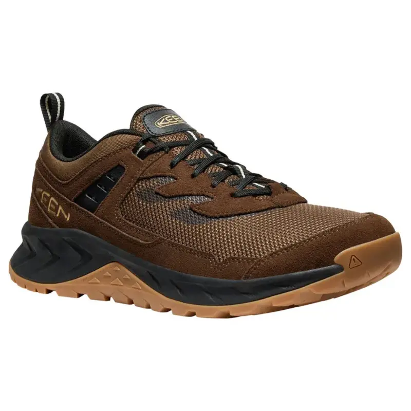 Keen Men's Hightrail Vent Hiking Sneaker (Dark Earth/ Oak Buff) 1