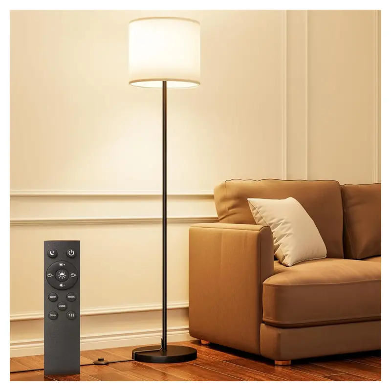 Keepsmile 60" Dimmable Floor Lamp With 12W Led Bulb & Magnetic Remote 1