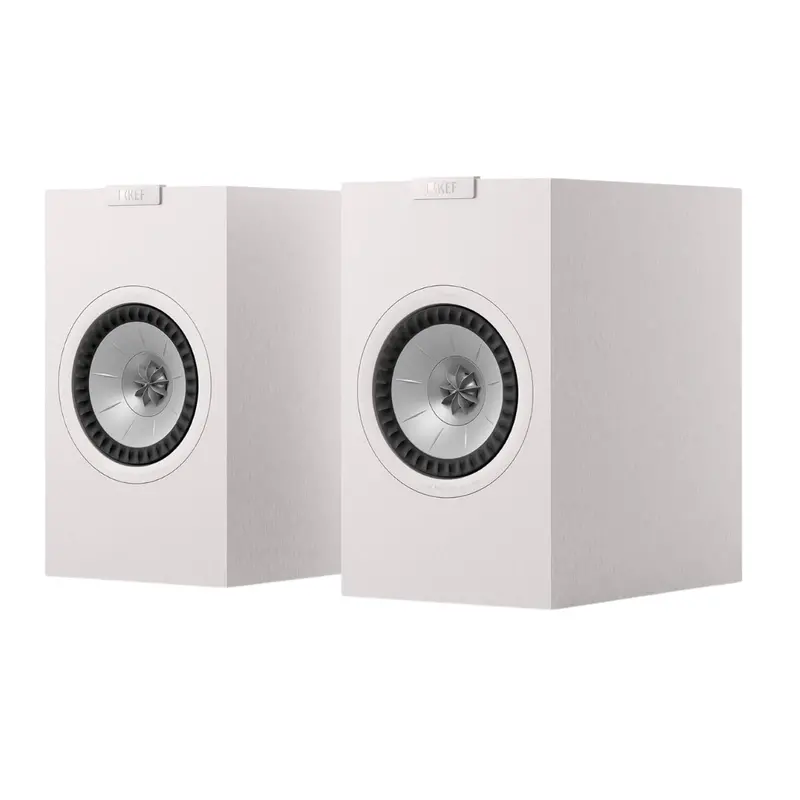 Kef Q1 Meta Bookshelf Speaker (White, Pair) 1
