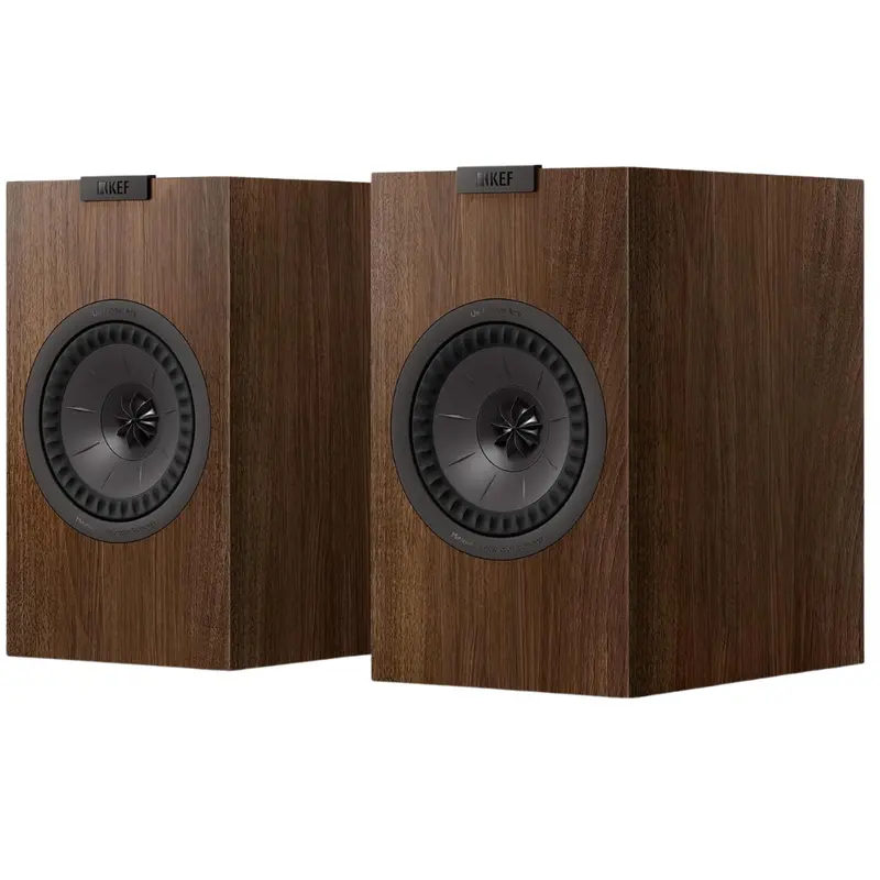 Kef Q1 Meta Bookshelf Speakers (Pair) (Walnut) 1