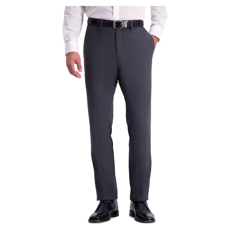 Kenneth Cole Reaction Men's Shadow Check Stretch Slim Fit Dress Pants 1