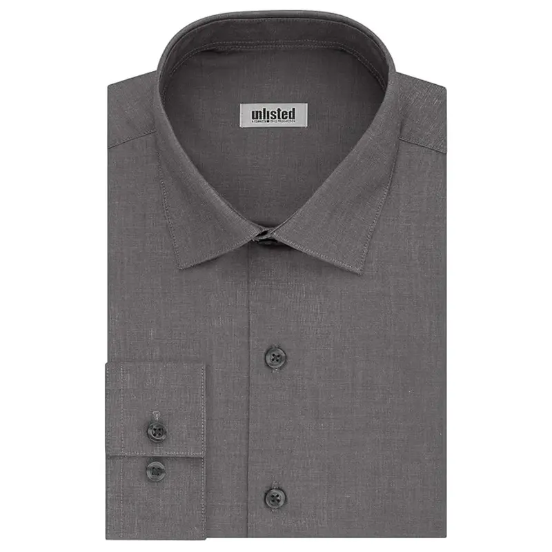 Kenneth Cole Unlisted Men's Slim Fit Solid Dress Shirt 1