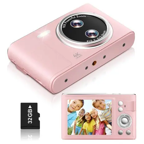 Kids 4K Digital Camera With 16X Zoom 1