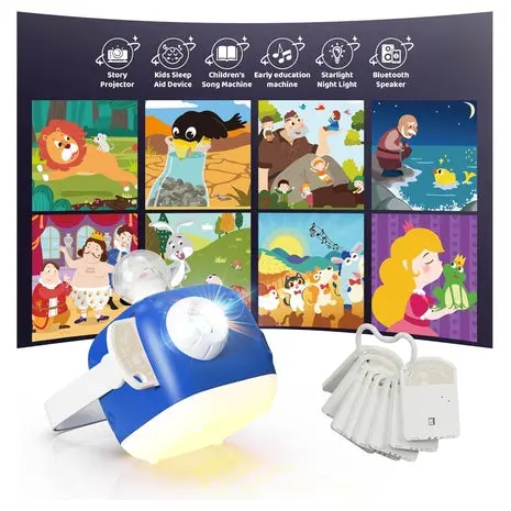 Kids' Bluetooth Storybook Projector & Nightlight 1