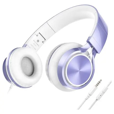 Kids Foldable Wired Headphones With Microphone 1