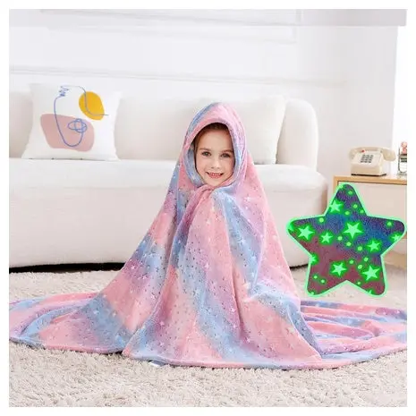 Kids Glow-In-The-Dark Throw Blankets On Sale 1