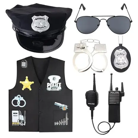 Kids Police Officer Costume 1