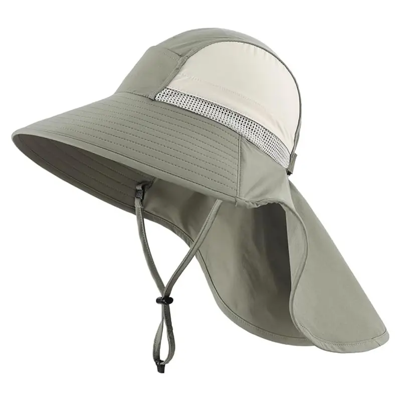 Kids Upf 50+ Bucket Hat With Neck Flap 1
