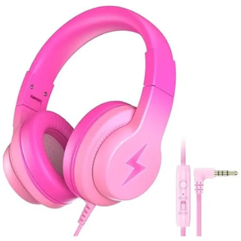 Kids Wired 85/94Db Volume Limiter Headphones With Microphone 1