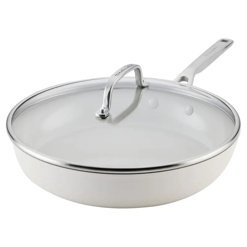 Kitchenaid Hard Anodized Ceramic Induction Nonstick Frying Pan With Lid 1