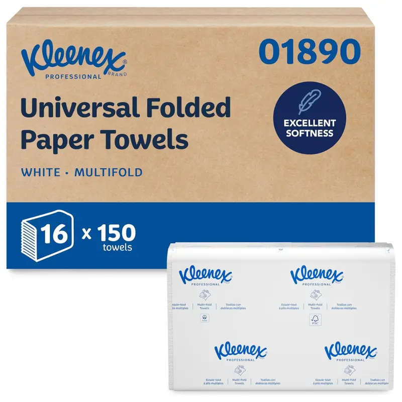 Kleenex Professional Universal Multifold Paper Towels (2,400 Sheets) 1