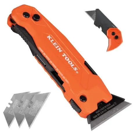 Klein Tools Flickblade 2-In-1 Utility Knife & Scraper 1