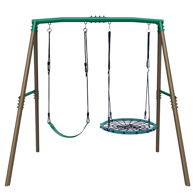 Klo Kick 7.5' Heavy Duty Backyard Tall Swing Sets 1