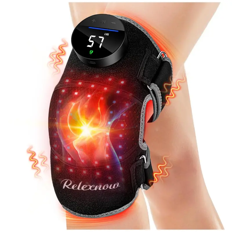 Knee Pain Relief Red Light Therapy Device With Vibration Massage 1