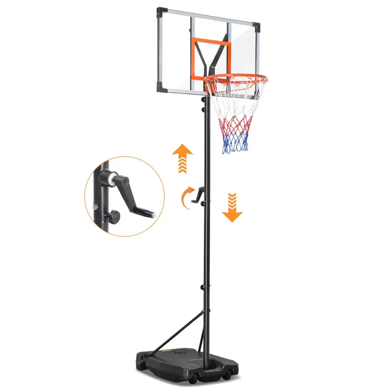Ktaxon 33" 5-8.5Ft Adjustable Portable Basketball Hoop 1
