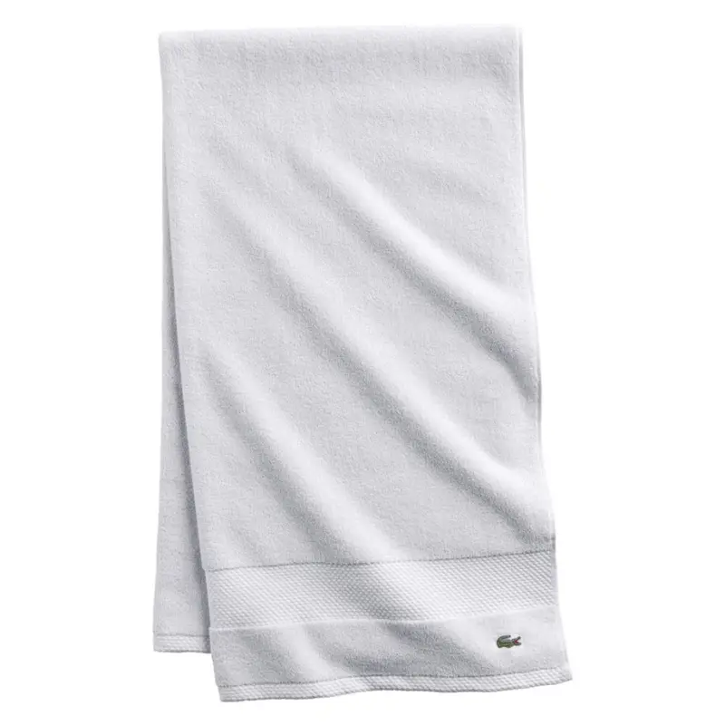 Lacoste Cotton Soft Absorbent & Quick Drying Bath Towel (Various) 1
