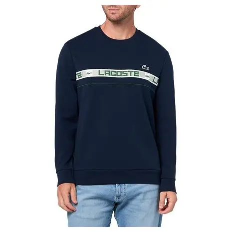 Lacoste Men's Branded Stripe Tennis Sweatshirt 1