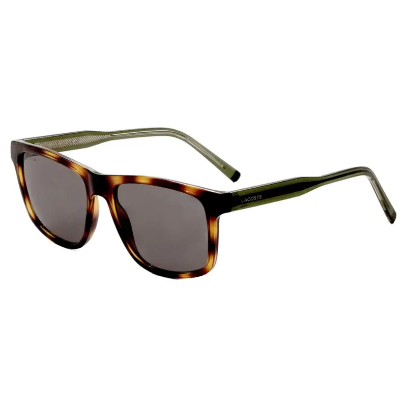 Lacoste Men's L6025s-214 Brown Rectangular Sunglasses 1