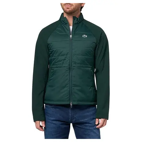 Lacoste Men's Sport High Neck Quilted Golf Jacket 1