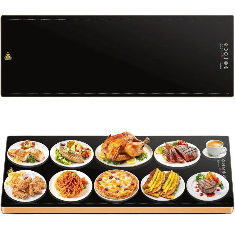 Ladate 39" X 14" Electric Warming Tray With 9-Level Temperature 1