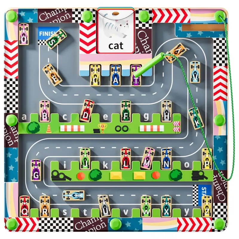Ladfar Magnetic Maze Montessori Toy For Toddlers (3 Colors) 1