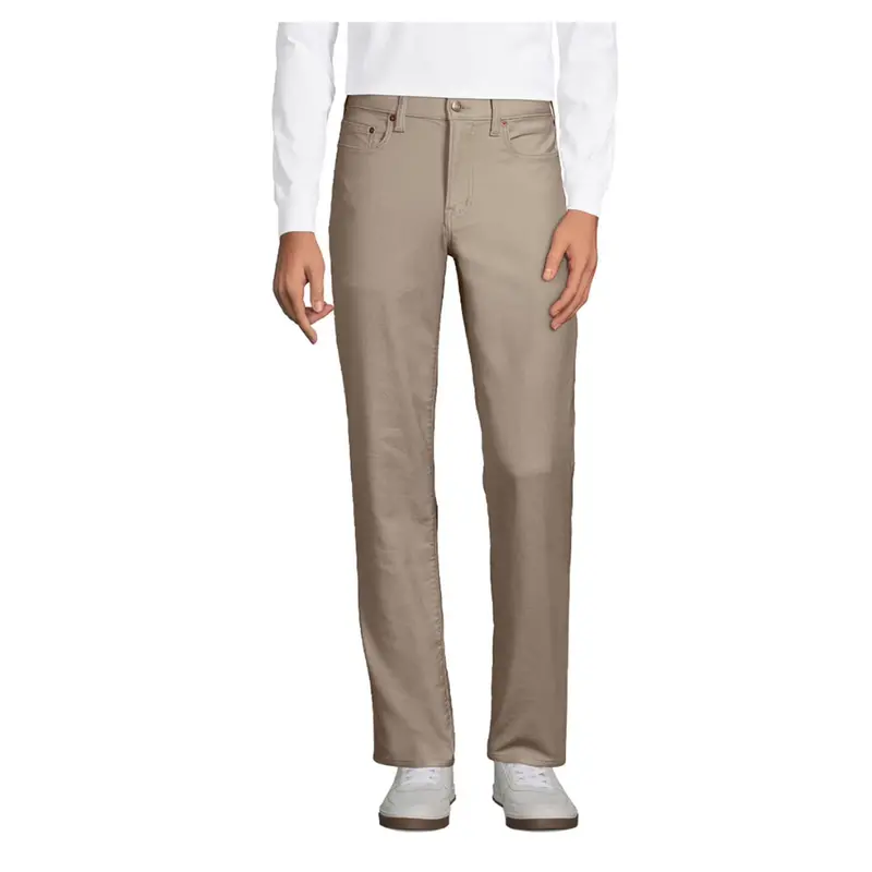 Lands' End Men's Twill 5 Pocket Pant 1