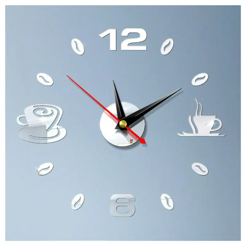 Large Frameless Wall Clock 1