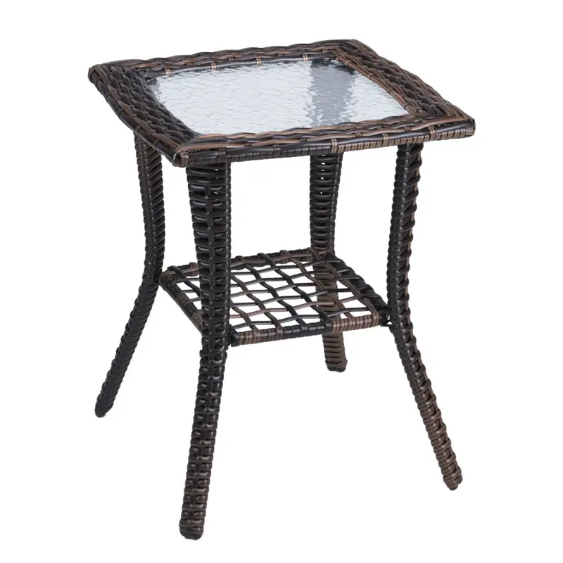 Lark Manor Avanthi Square Metal Outdoor Side Table 1