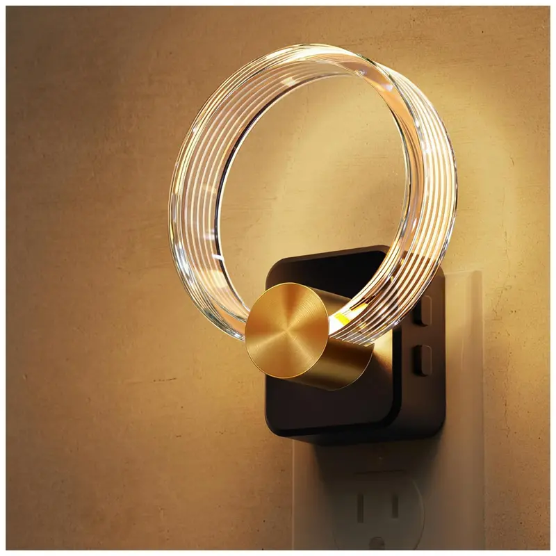 Led Plug-In Night Light With Sensor Adjustable Brightness 1